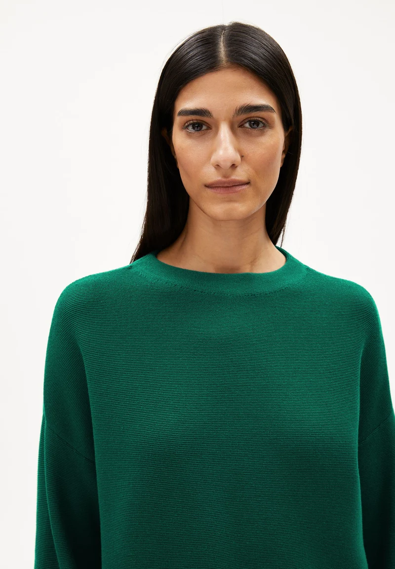 MERINAA STRICKPULLOVER | emerald green