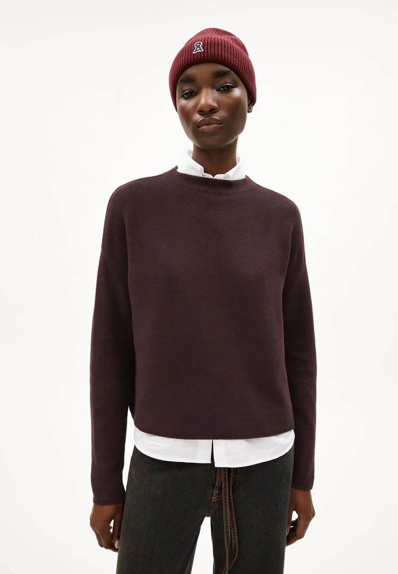 MERINAA STRICKPULLOVER | coffee