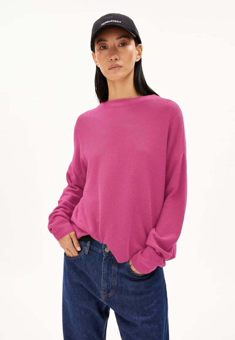 MERINAA STRICKPULLOVER | crushed berry