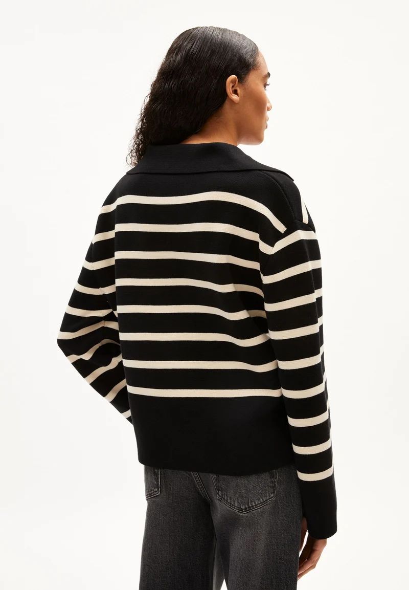 FREJIAAS STRIPES | black-oatmilk