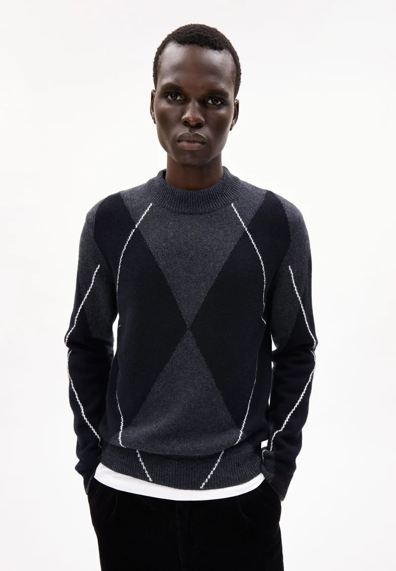 AARGELIUS | steel melange-black-oatmilk