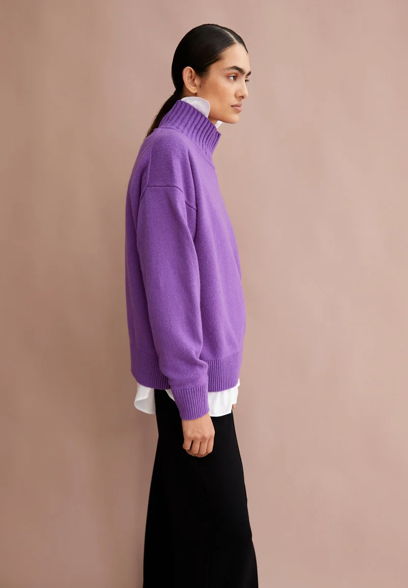 KAARLIN STRICKPULLOVER | orchid