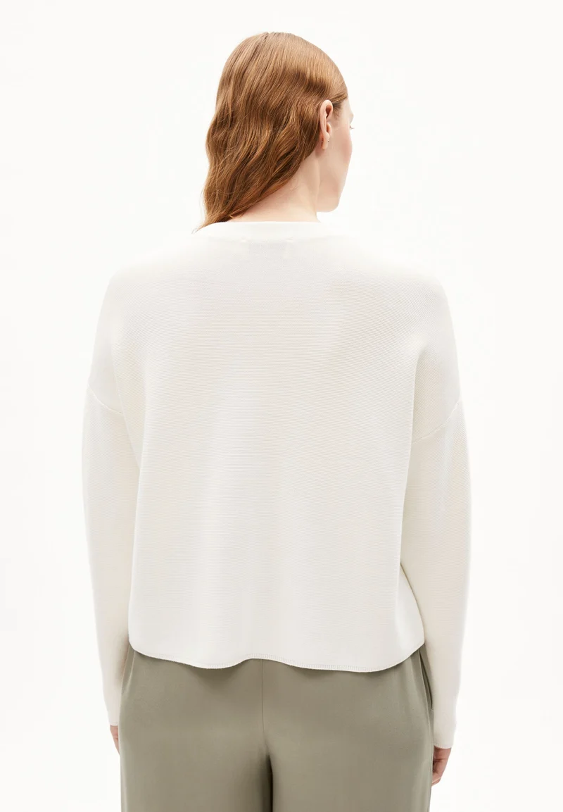 MERINAA STRICKPULLOVER | light oatmilk