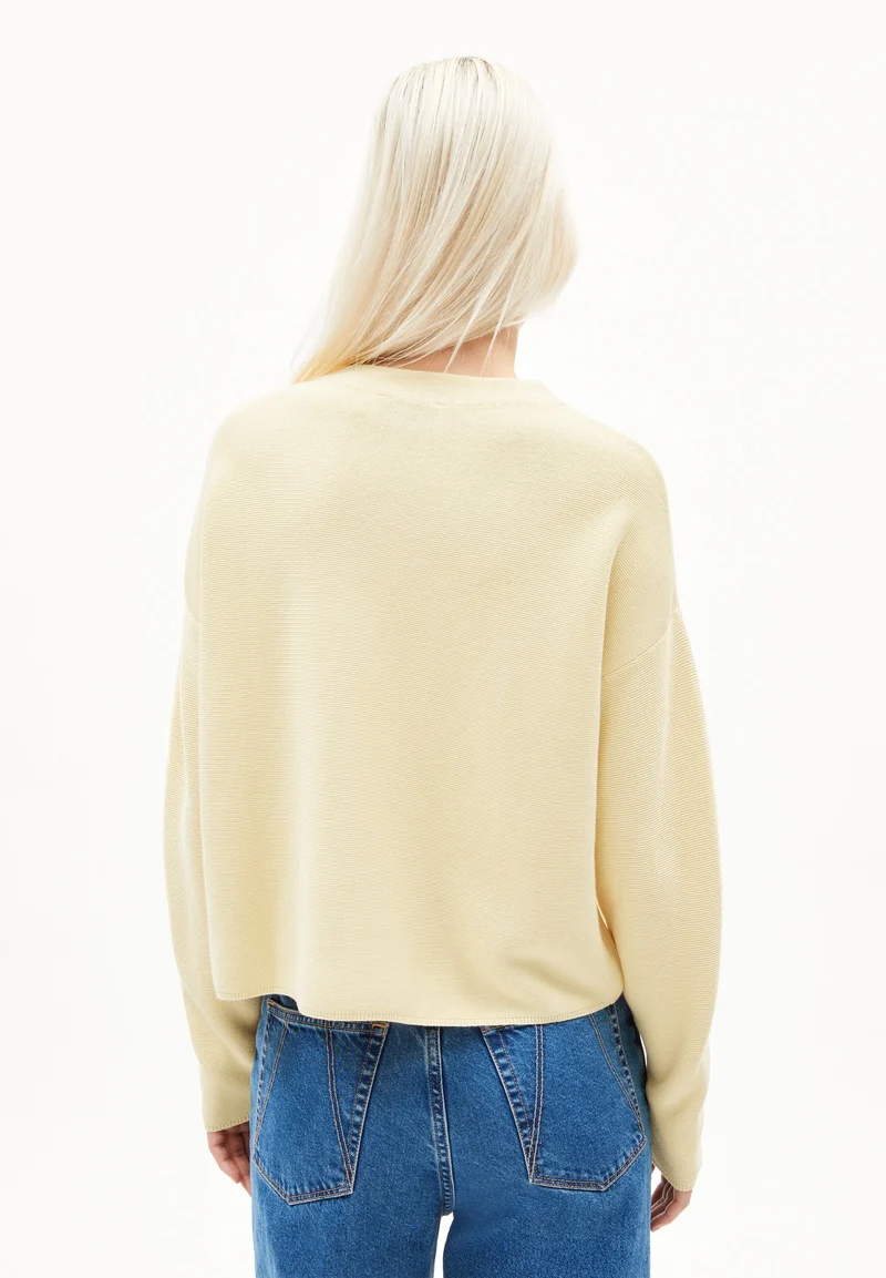MERINAA STRICKPULLOVER | early yellow