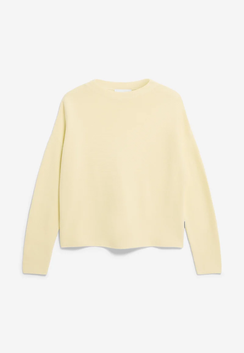 MERINAA STRICKPULLOVER | early yellow