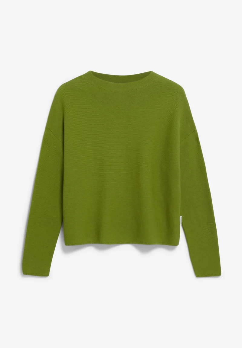 MERINAA STRICKPULLOVER | dark moss