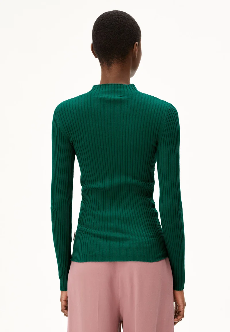 ALAANIA STRICKPULLOVER | emerald green