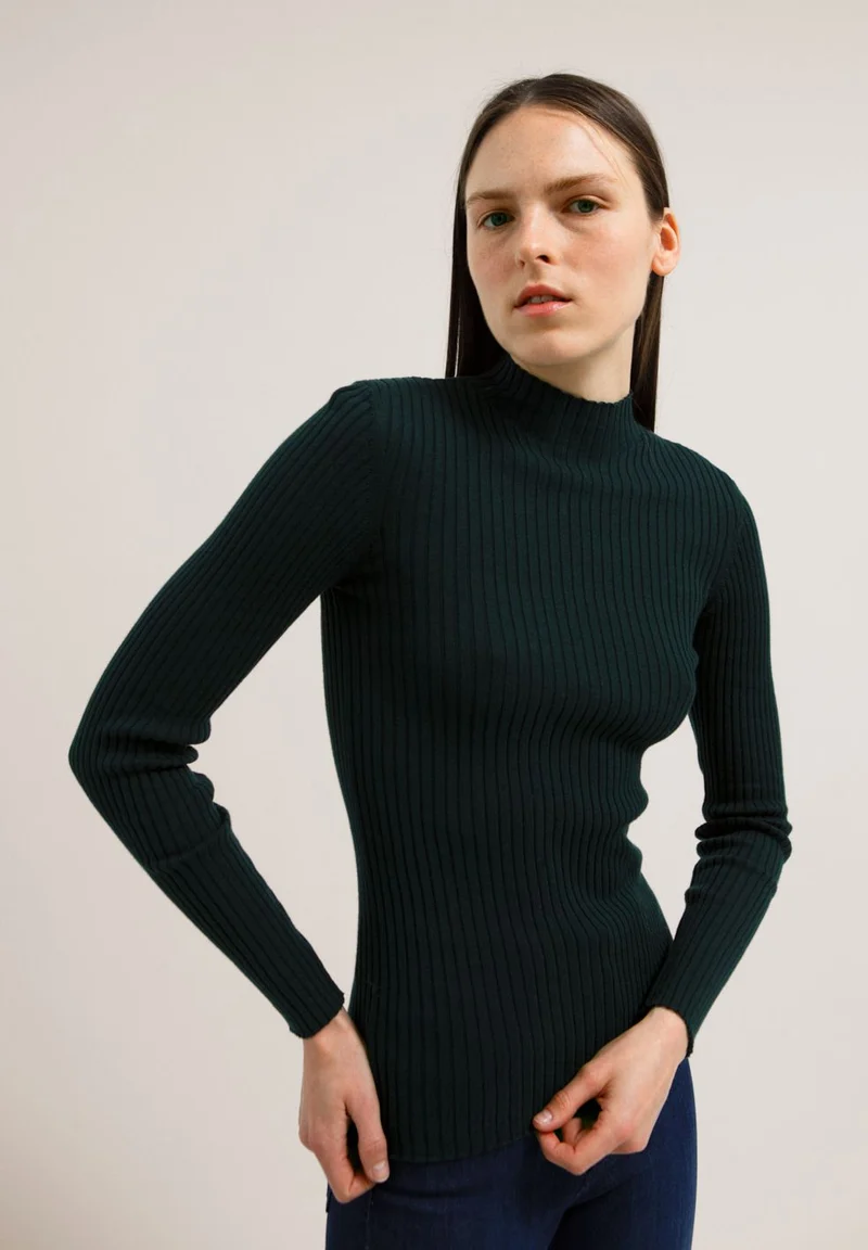 ALAANIA STRICKPULLOVER | deep lake