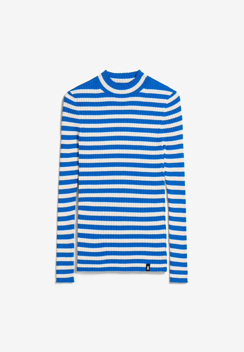 ALAANIA STRIPED | warm blue-oatmilk