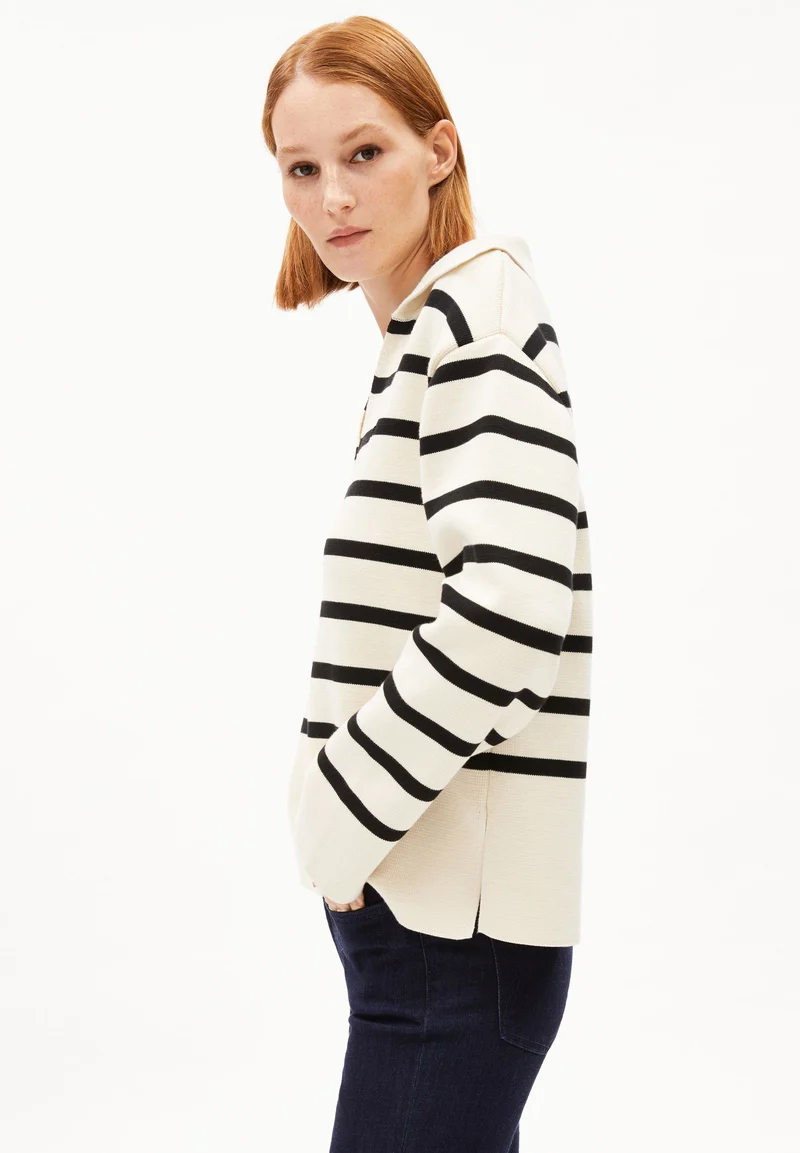 FREJIAAS STRIPES | oatmilk-black