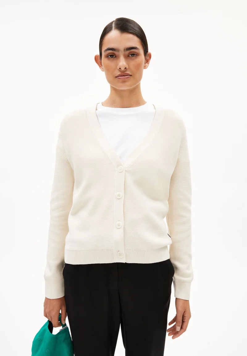 MENAAL LINKS LINKS CARDIGAN | oatmilk