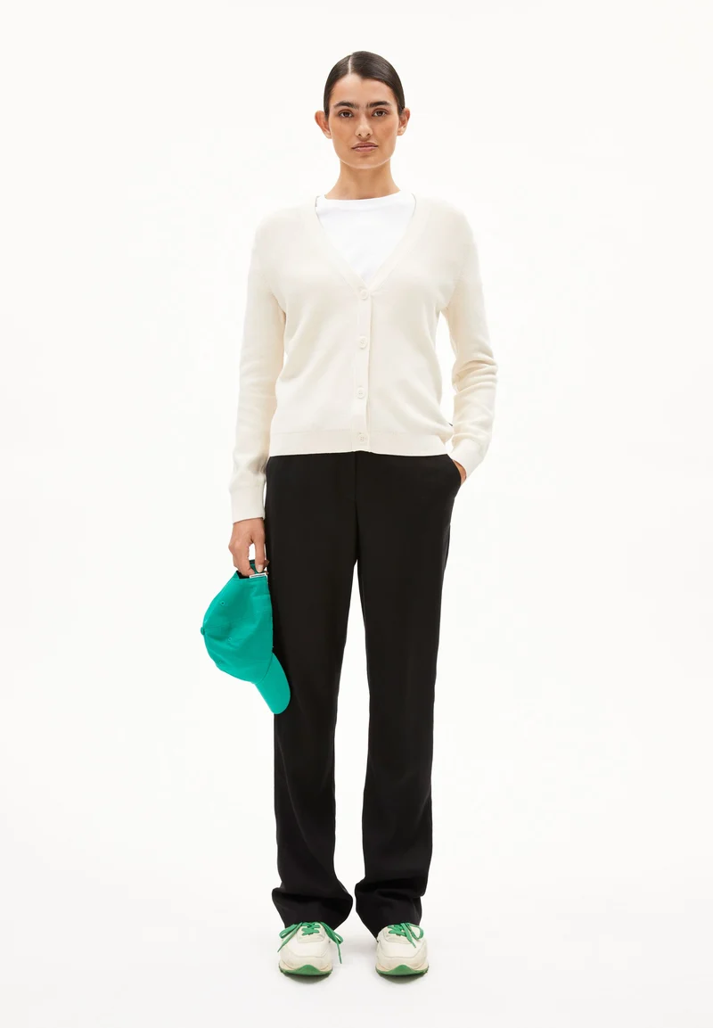 MENAAL LINKS LINKS CARDIGAN | oatmilk