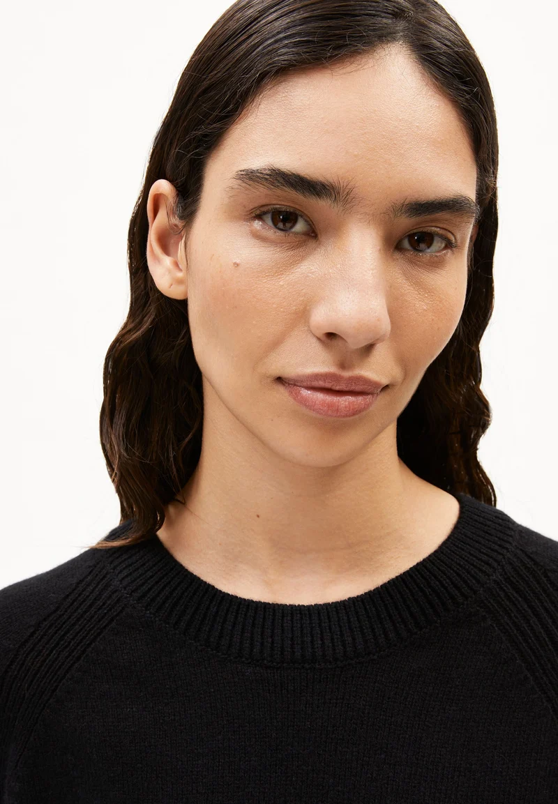 DILIRIAA REGLANA STRICKPULLOVER | black