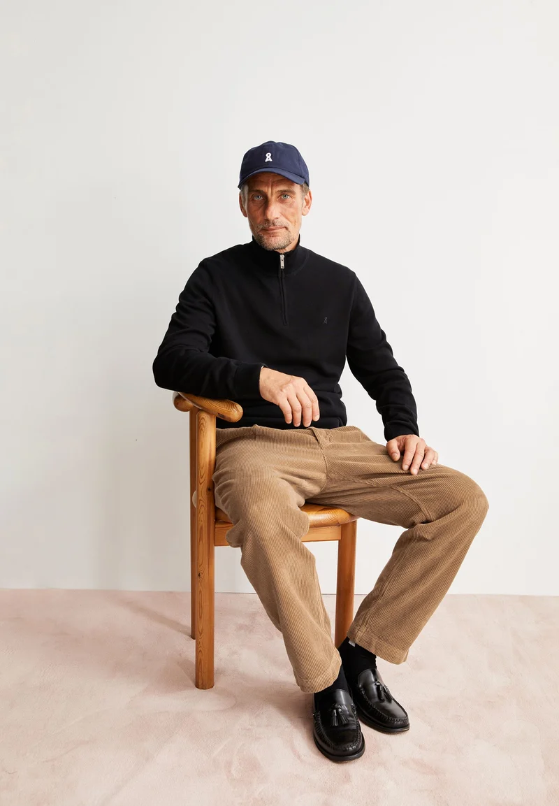 FAABES STRICKPULLOVER | black
