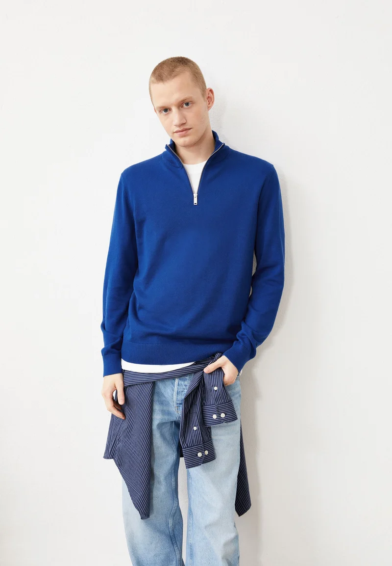 FAABES STRICKPULLOVER | lapis blue