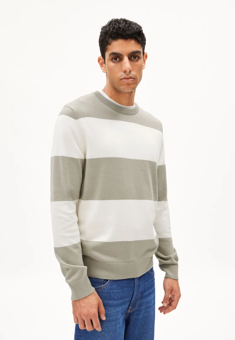 LOUKAA STRIPES | seagreen-light oatmilk