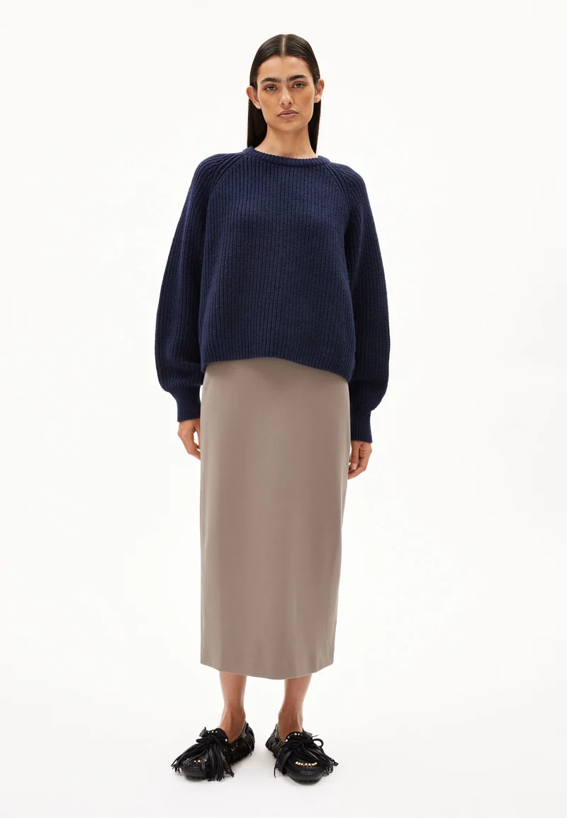 RIPP-STRICKPULLOVER | tinted navy