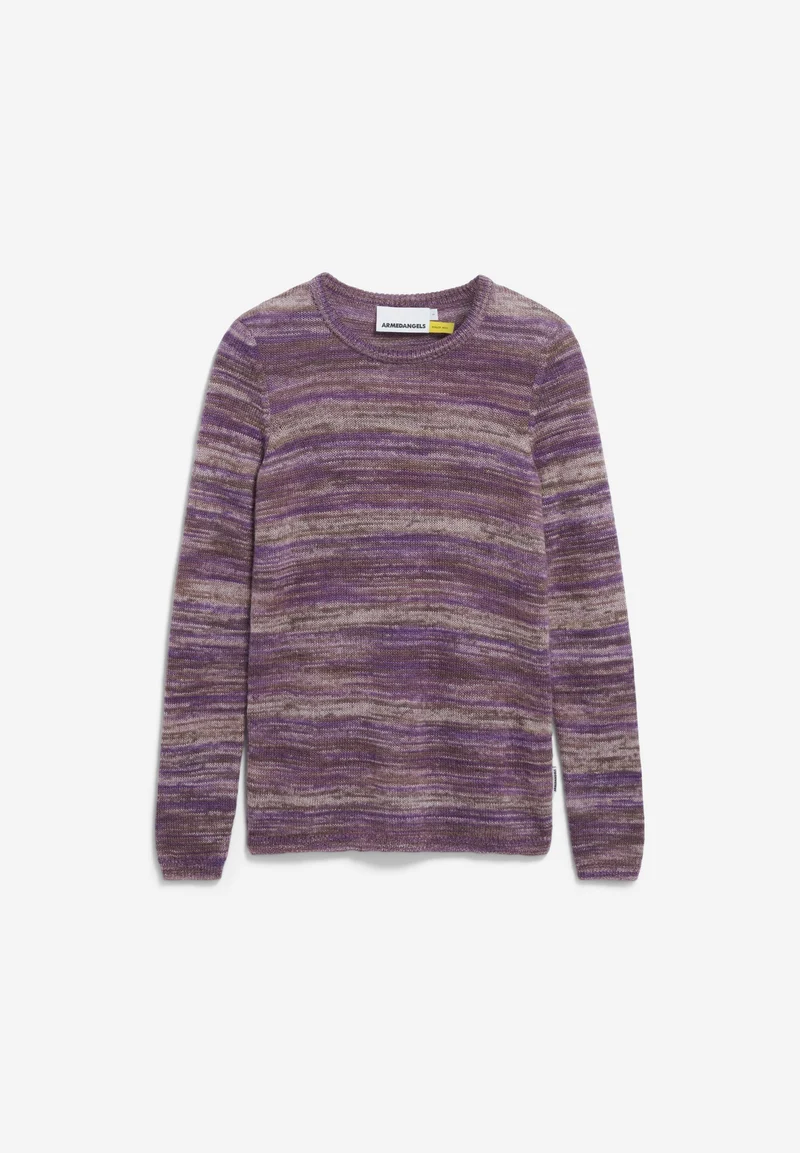 ROYAA STAMPATO STRICKPULLOVER | orchid-walnut creme