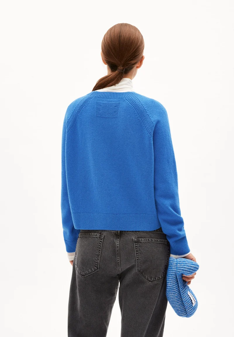 DILIRIAA REGLANA STRICKPULLOVER | warm blue