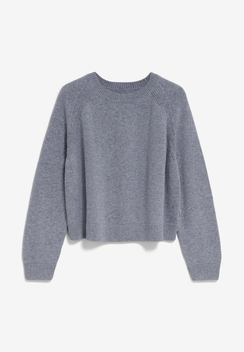 DILIRIAA REGLANA STRICKPULLOVER | light grey melange