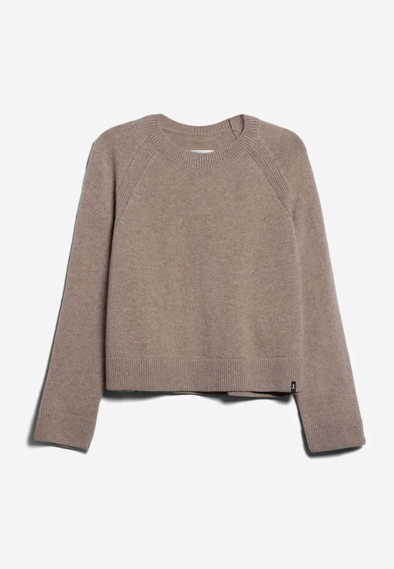 DILIRIAA REGLANA STRICKPULLOVER | dark caramel melange