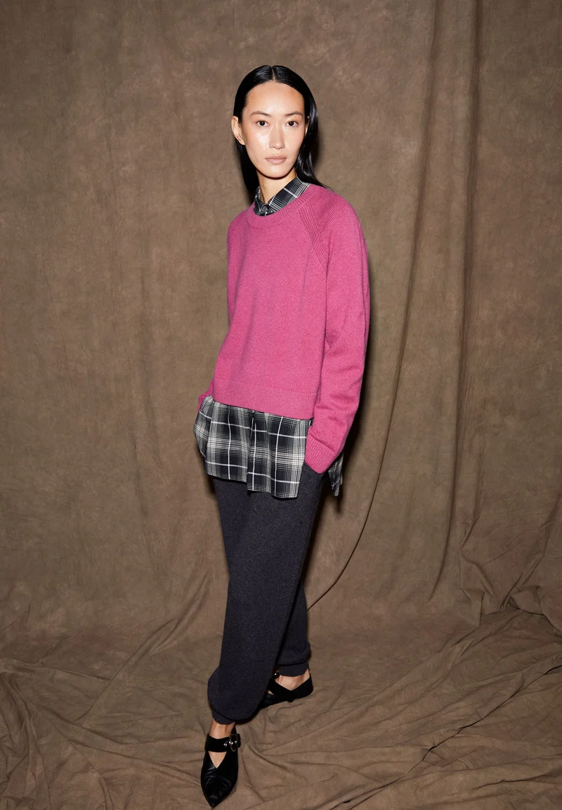 DILIRIAA REGLANA STRICKPULLOVER | crushed berry