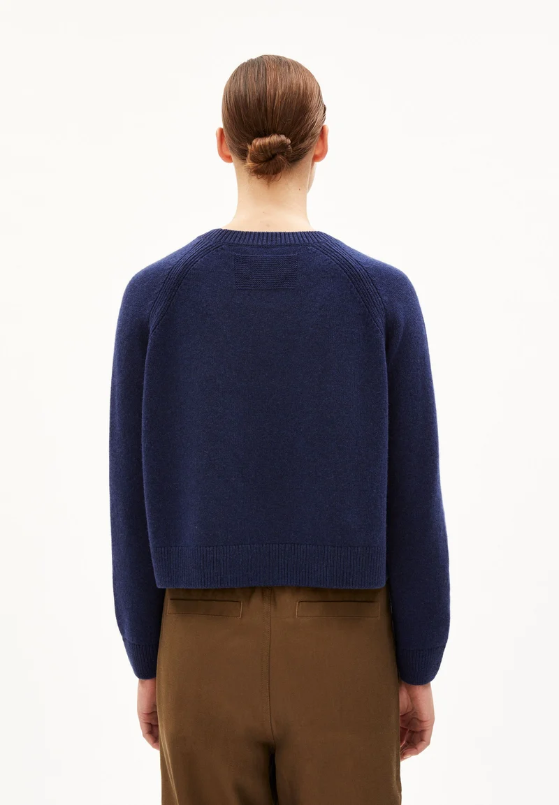 DILIRIAA REGLANA STRICKPULLOVER | deep sea blue