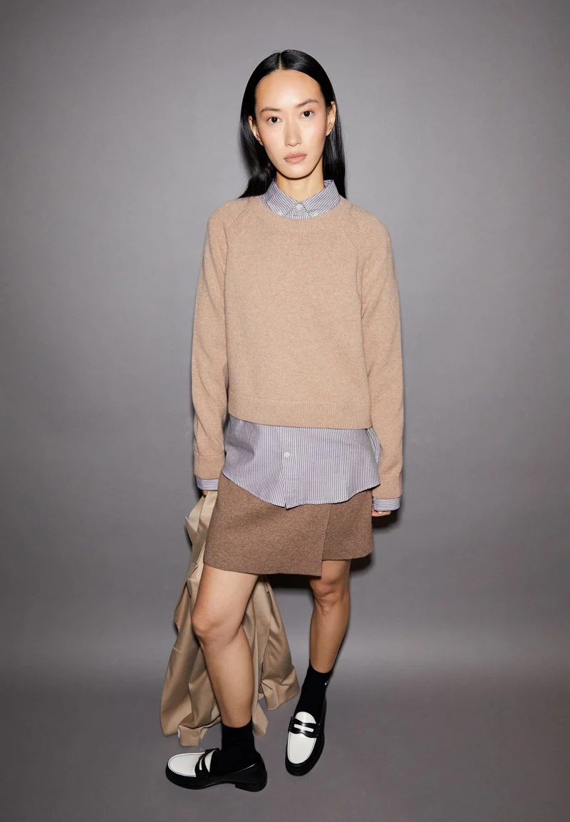 DILIRIAA REGLANA STRICKPULLOVER | cinnamon dust melange