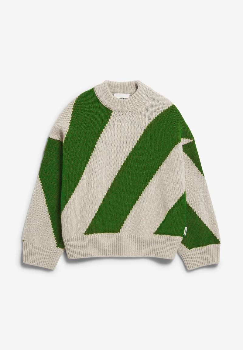SADNAA STRIPES | gravel-ivy green