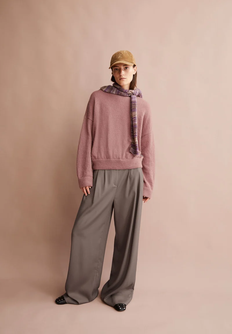 SURI INARIAAS LIGHT STRICKPULLOVER | light berry